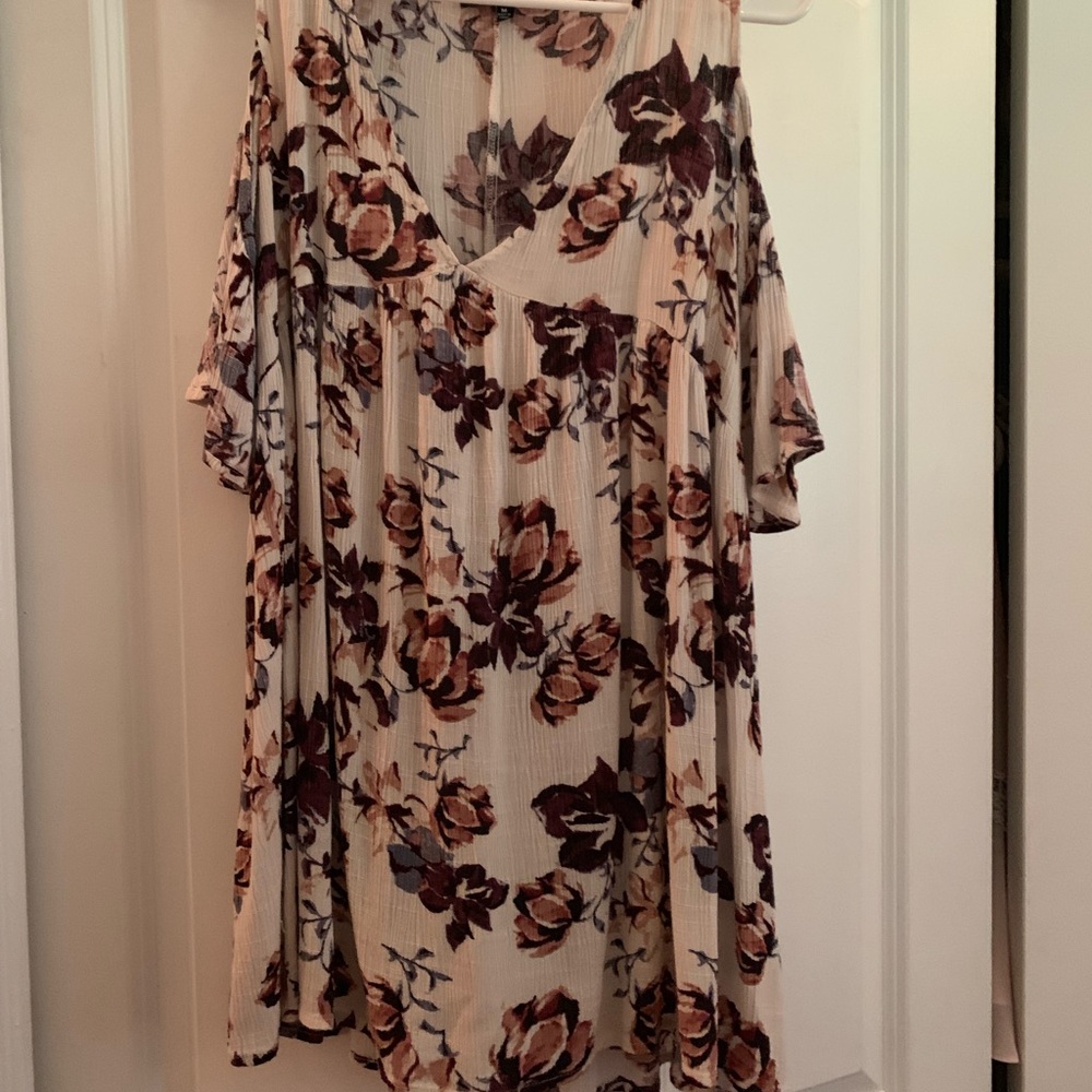 Flattering floral off the shoulder